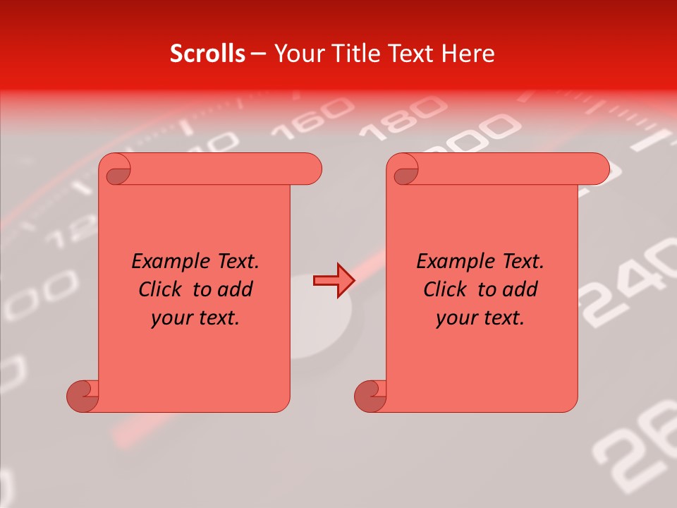 Race Speedometer Extreme PowerPoint Template