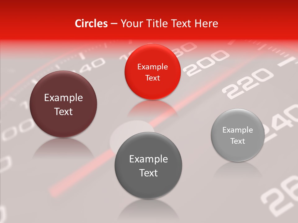 Race Speedometer Extreme PowerPoint Template