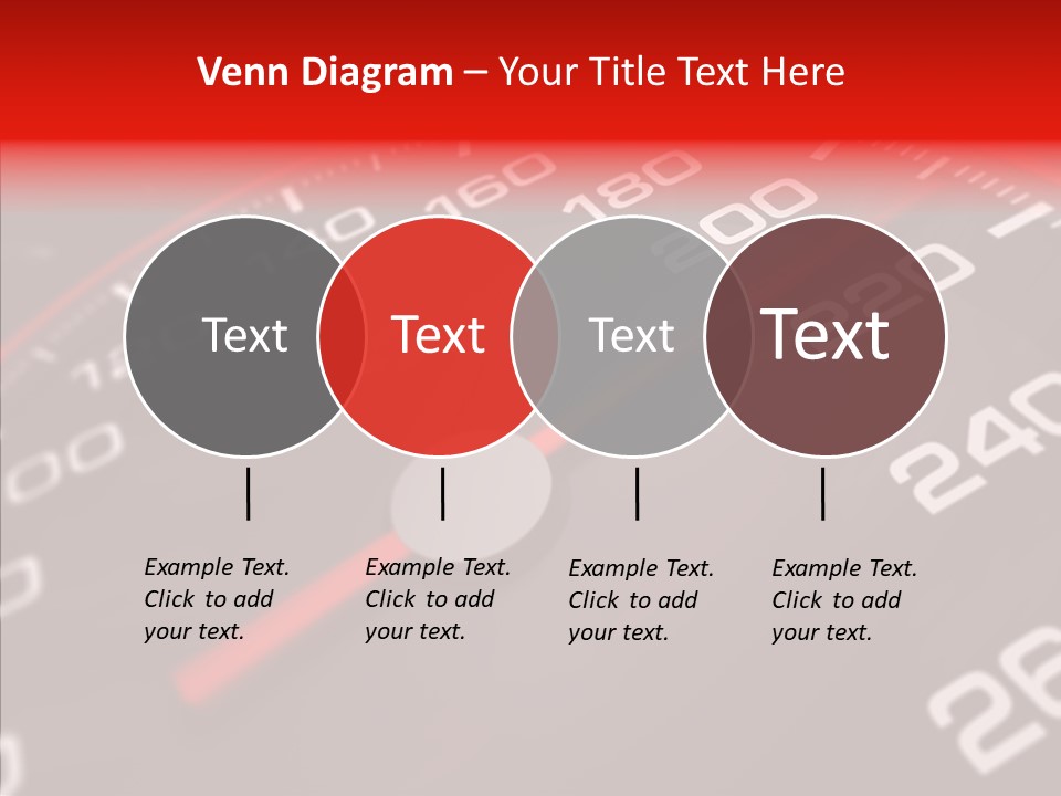 Race Speedometer Extreme PowerPoint Template