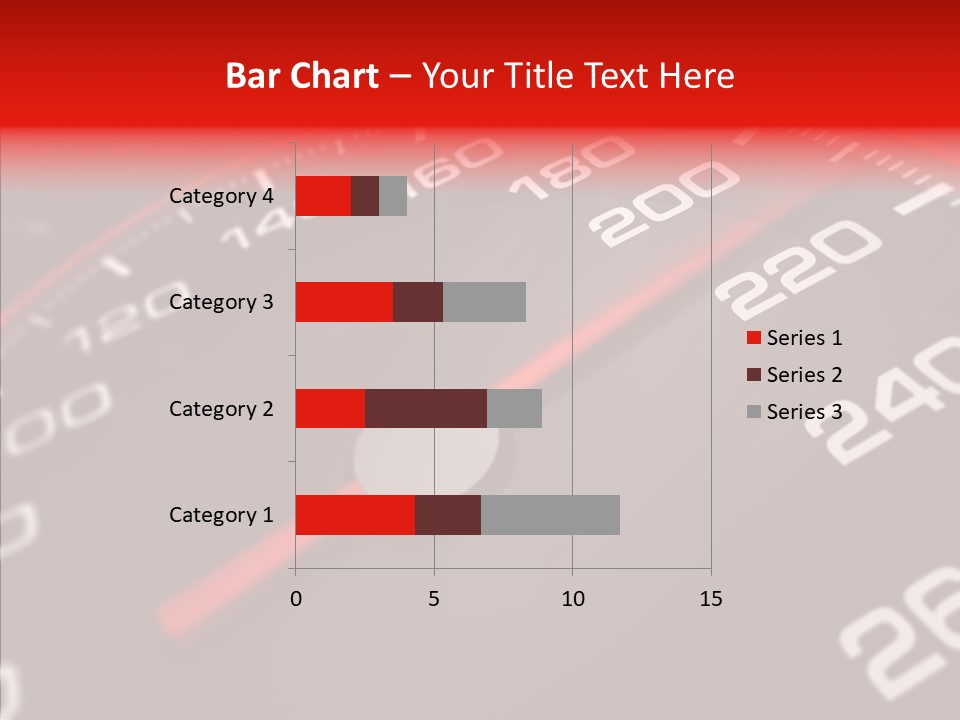Race Speedometer Extreme PowerPoint Template