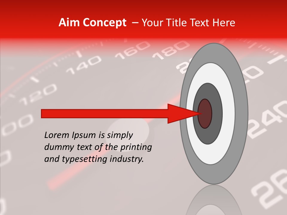 Race Speedometer Extreme PowerPoint Template