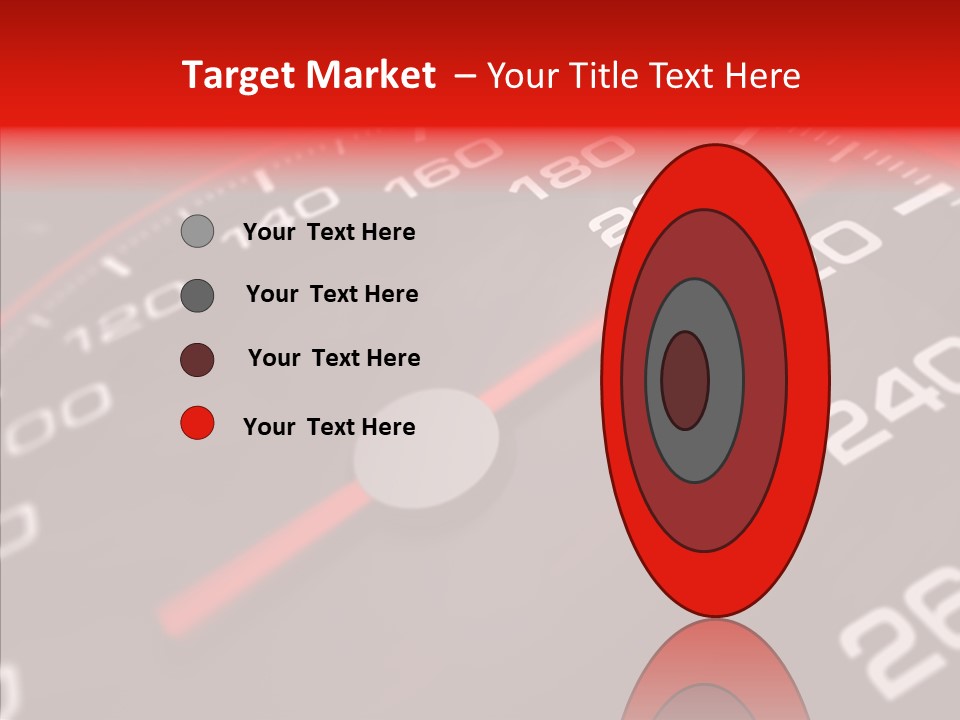 Race Speedometer Extreme PowerPoint Template