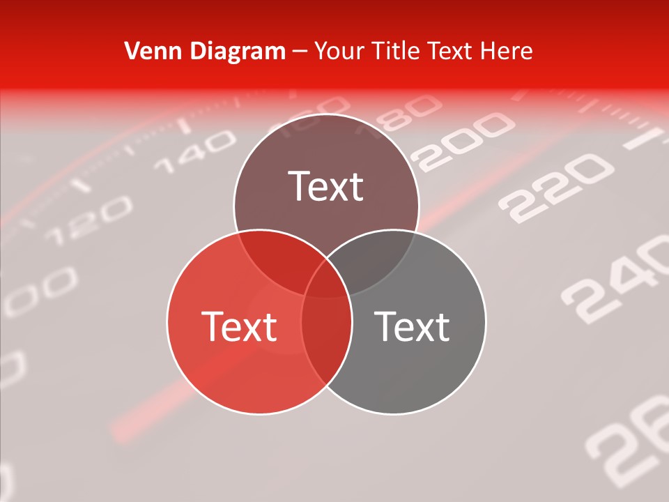 Race Speedometer Extreme PowerPoint Template