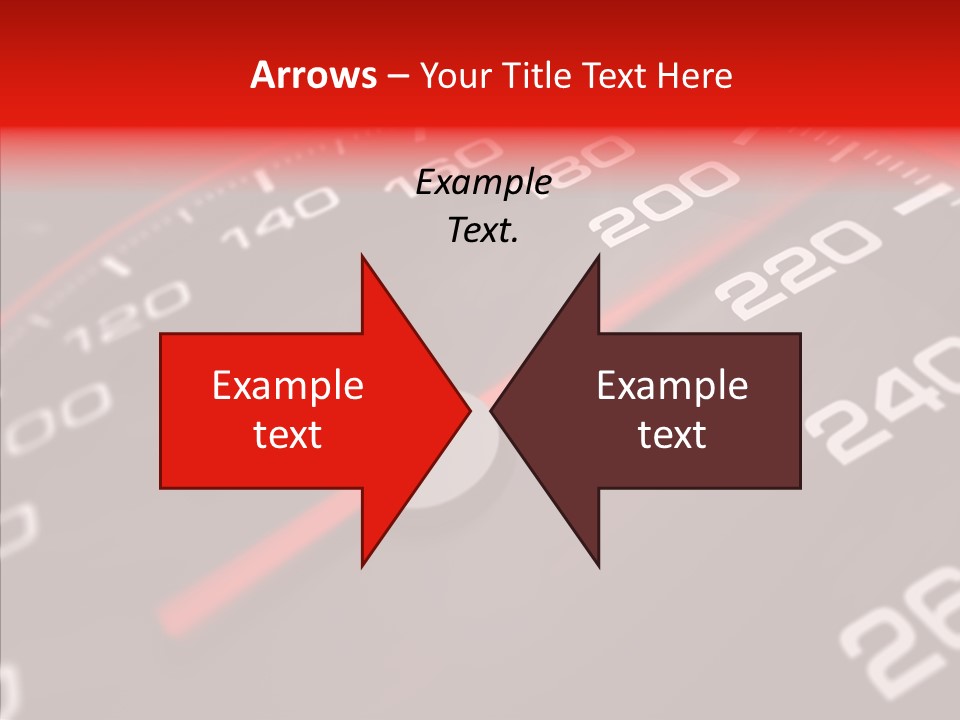 Race Speedometer Extreme PowerPoint Template