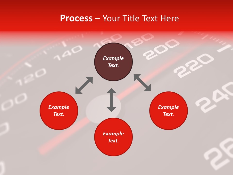 Race Speedometer Extreme PowerPoint Template
