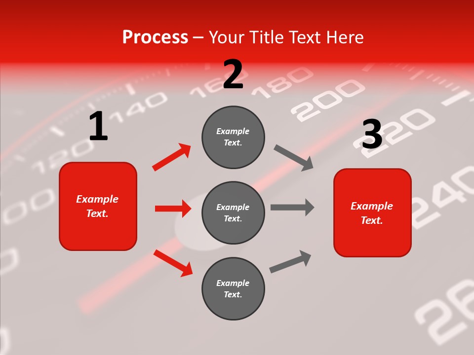 Race Speedometer Extreme PowerPoint Template