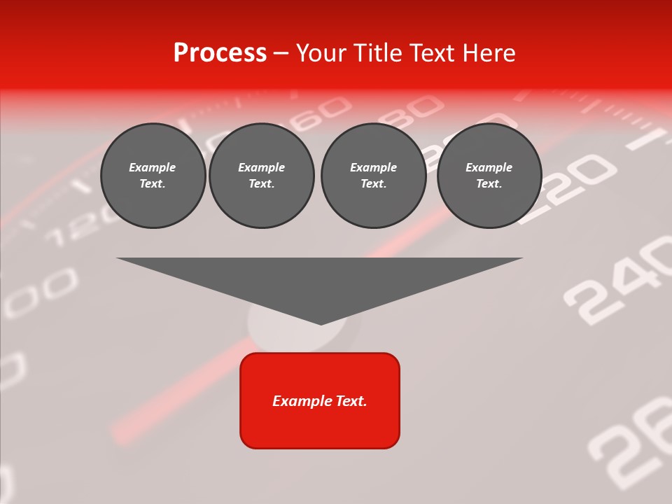 Race Speedometer Extreme PowerPoint Template
