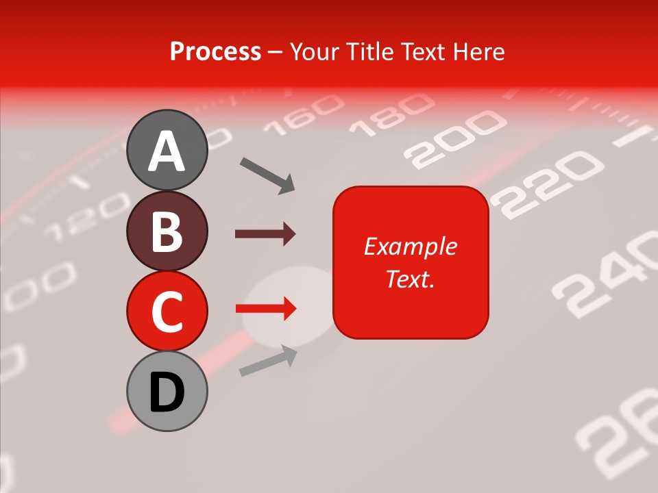 Race Speedometer Extreme PowerPoint Template