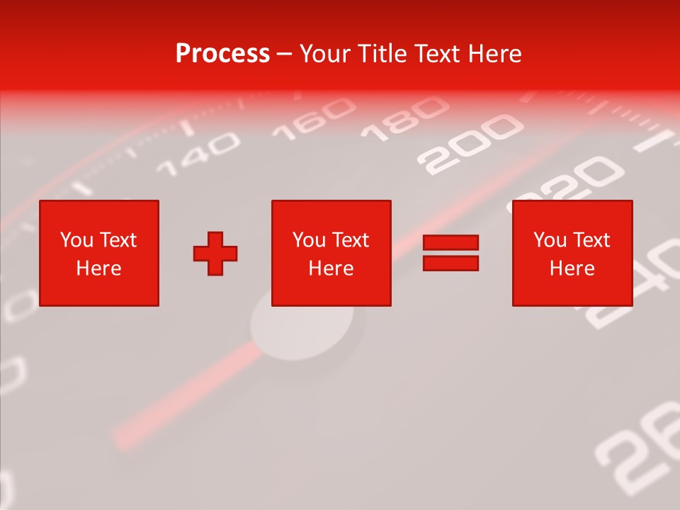 Race Speedometer Extreme PowerPoint Template