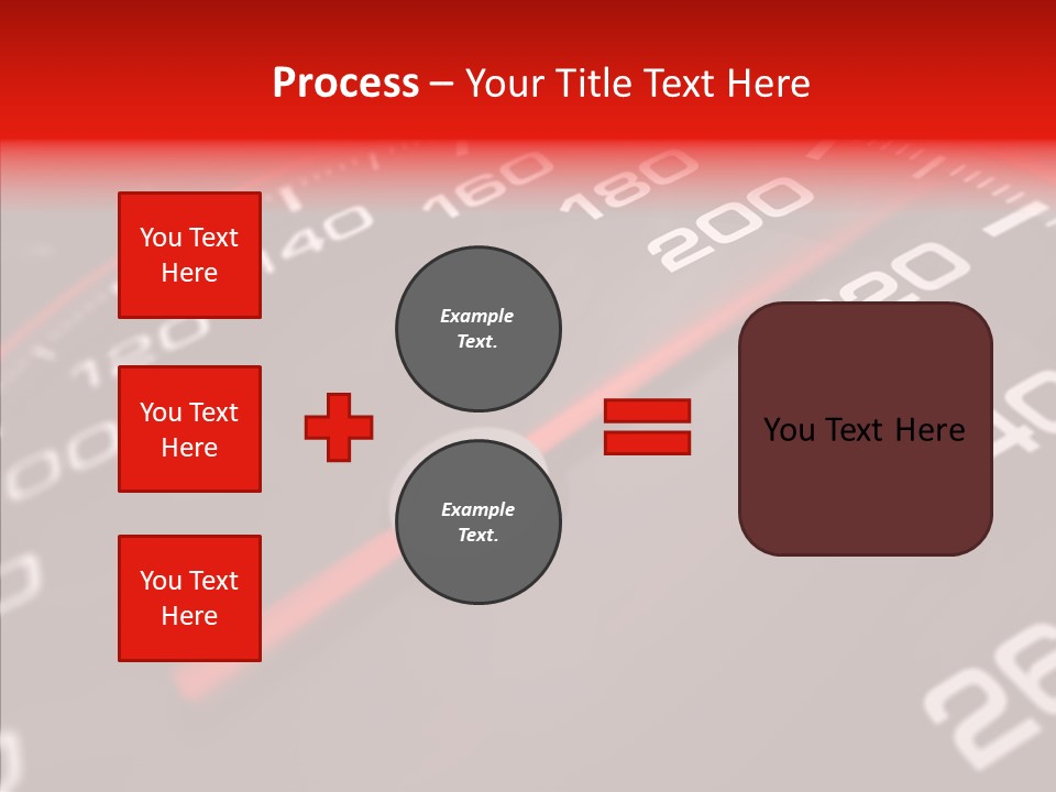 Race Speedometer Extreme PowerPoint Template
