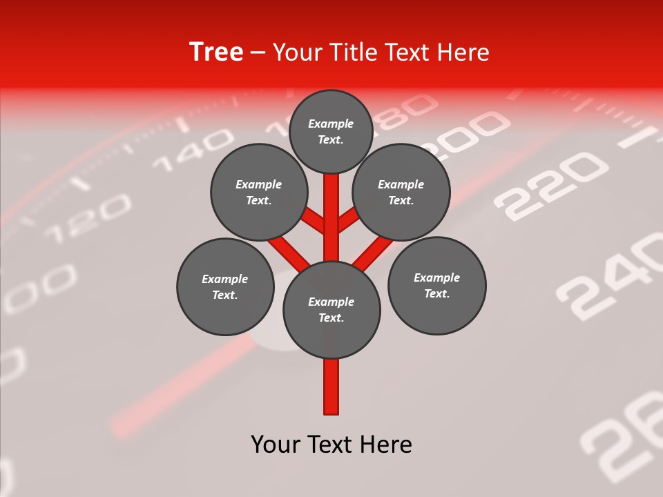 Race Speedometer Extreme PowerPoint Template