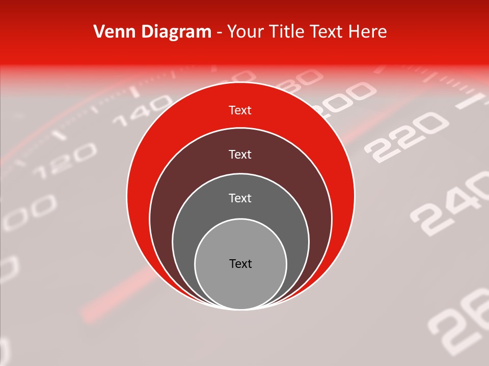 Race Speedometer Extreme PowerPoint Template