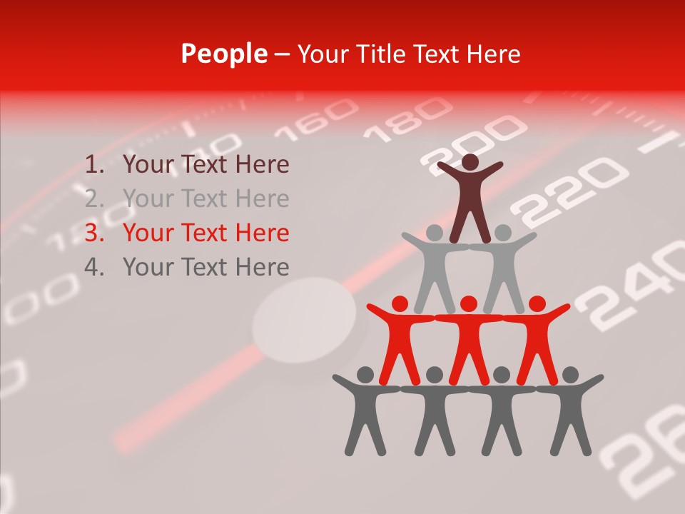 Race Speedometer Extreme PowerPoint Template