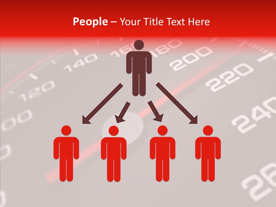 Race Speedometer Extreme PowerPoint Template