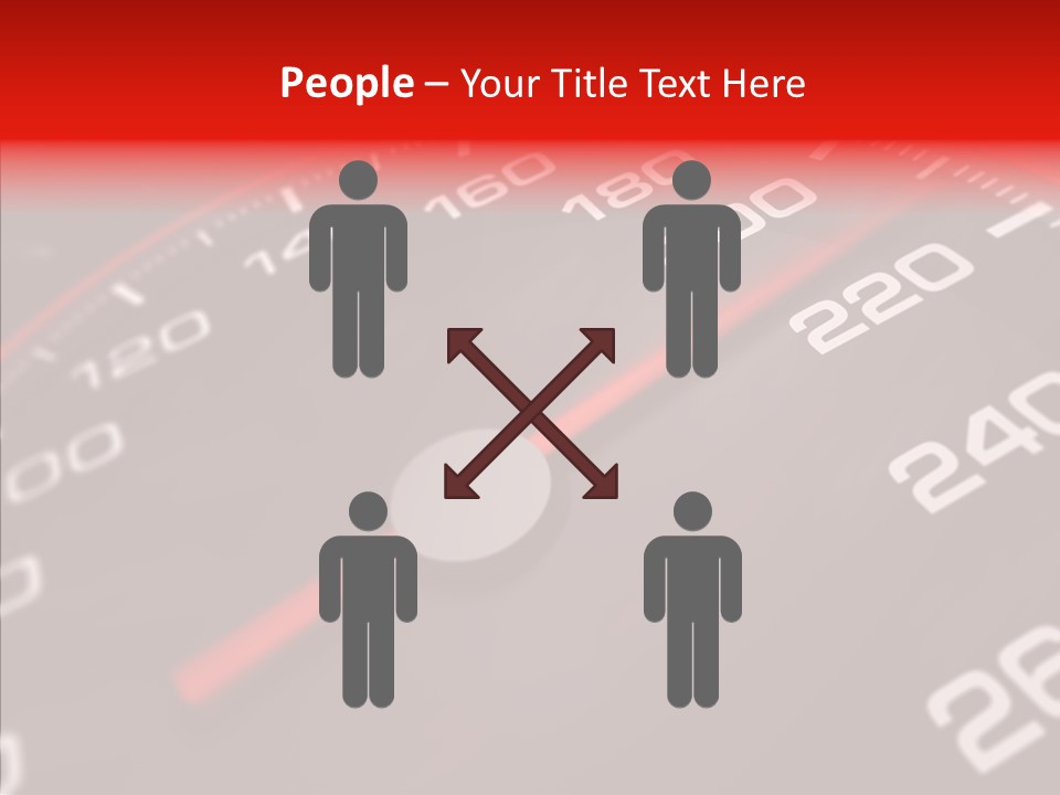 Race Speedometer Extreme PowerPoint Template
