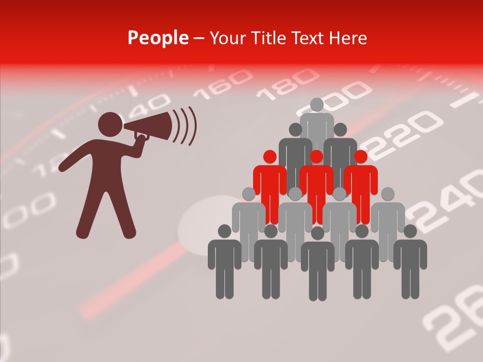 Race Speedometer Extreme PowerPoint Template