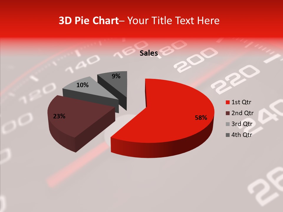 Race Speedometer Extreme PowerPoint Template