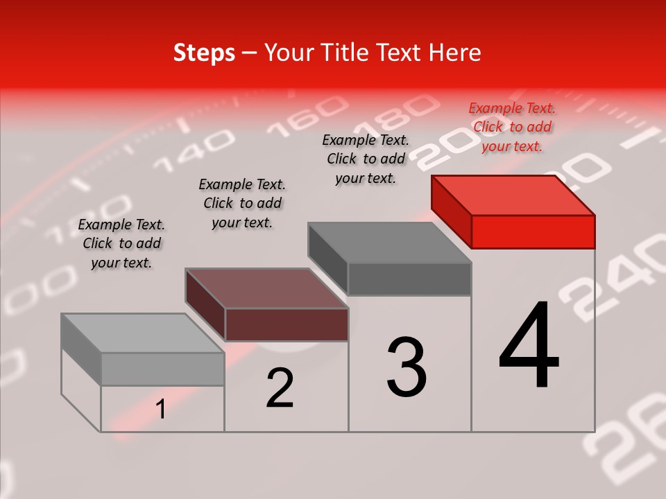 Race Speedometer Extreme PowerPoint Template