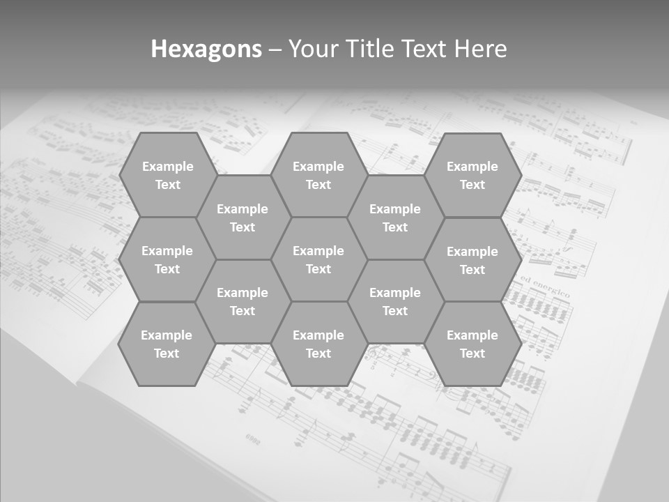 Music School Key Icon PowerPoint Template