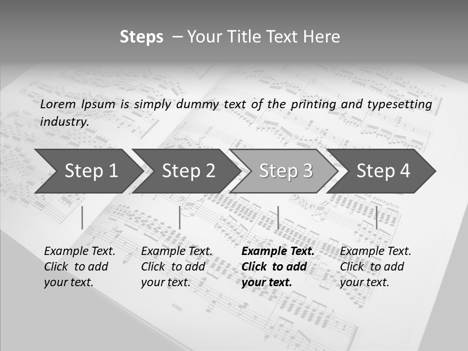Music School Key Icon PowerPoint Template