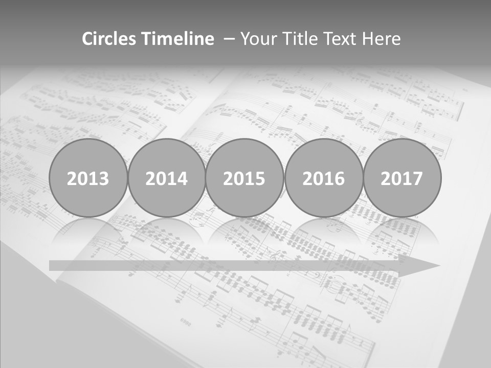 Music School Key Icon PowerPoint Template