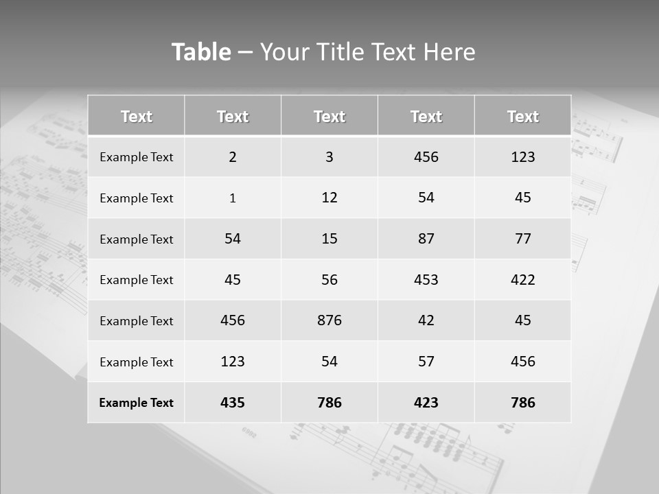 Music School Key Icon PowerPoint Template
