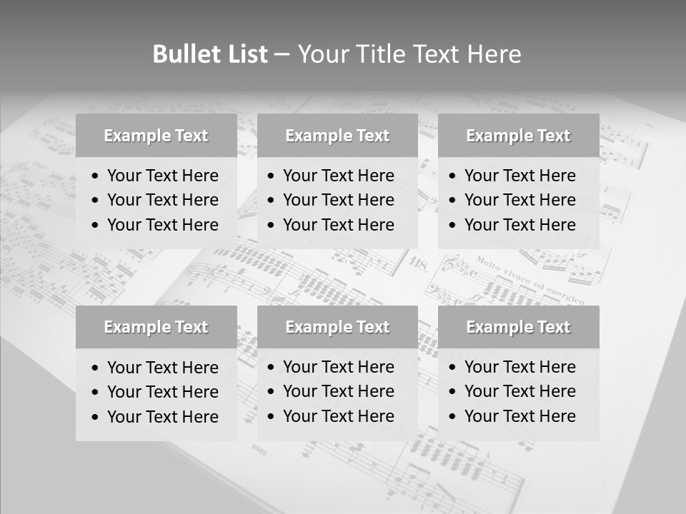 Music School Key Icon PowerPoint Template
