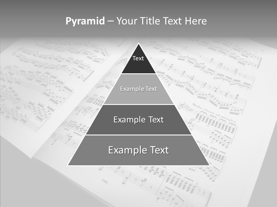 Music School Key Icon PowerPoint Template