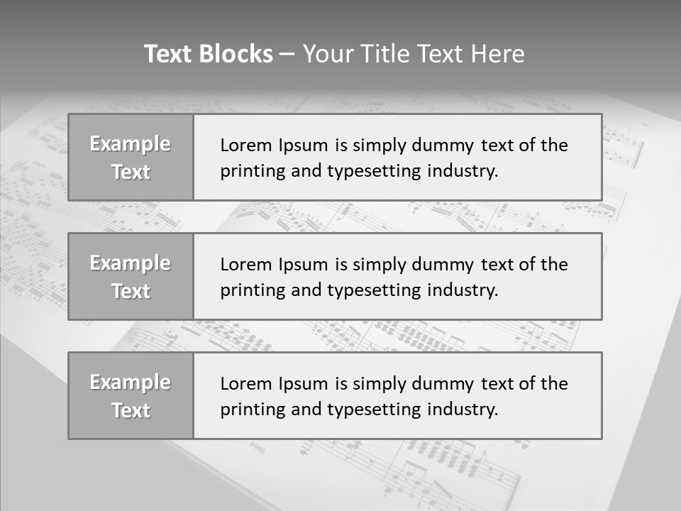 Music School Key Icon PowerPoint Template