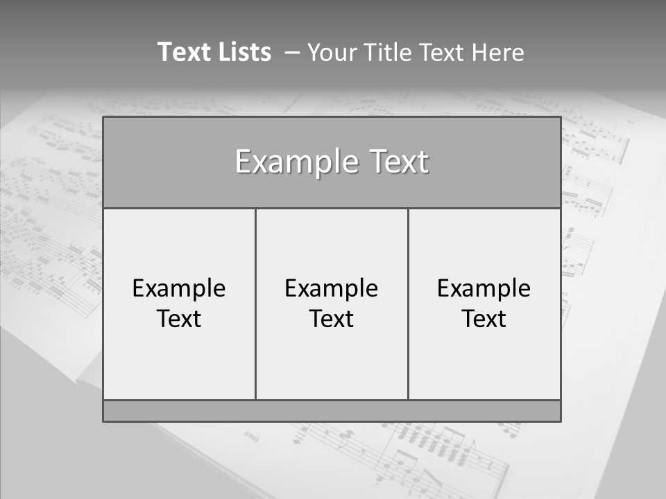 Music School Key Icon PowerPoint Template