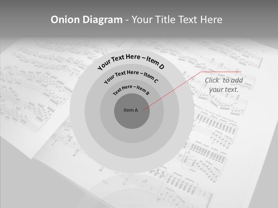 Music School Key Icon PowerPoint Template