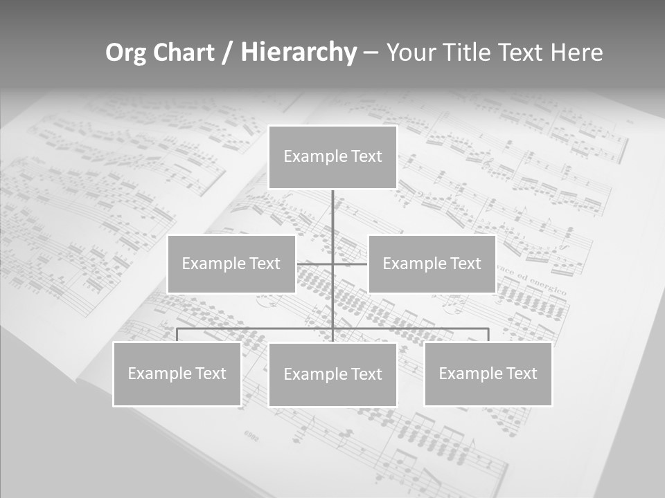 Music School Key Icon PowerPoint Template