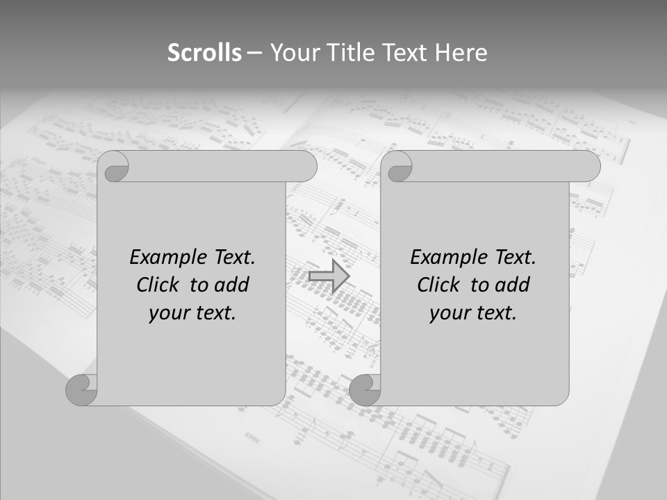 Music School Key Icon PowerPoint Template