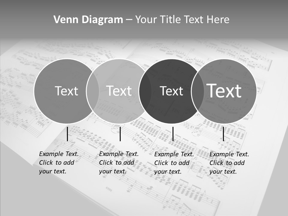 Music School Key Icon PowerPoint Template