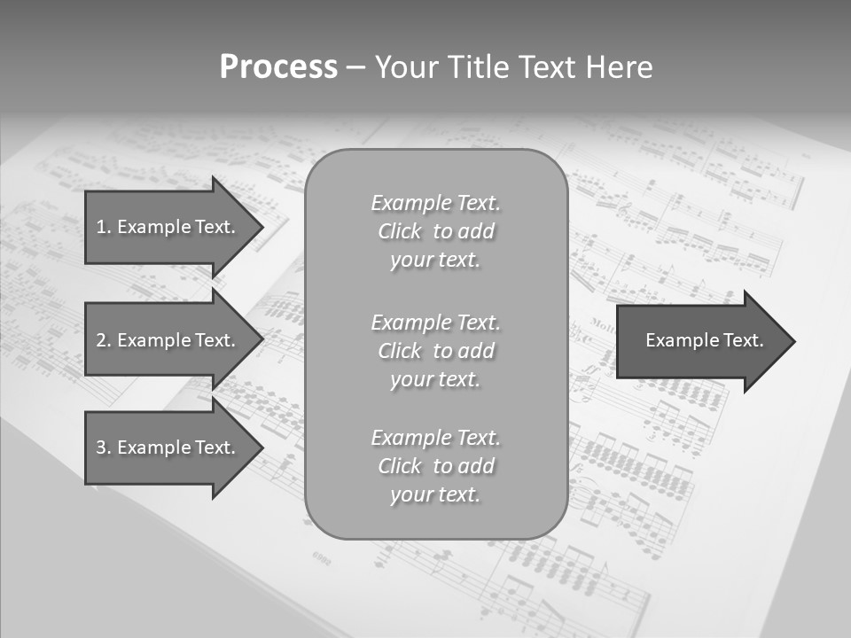 Music School Key Icon PowerPoint Template
