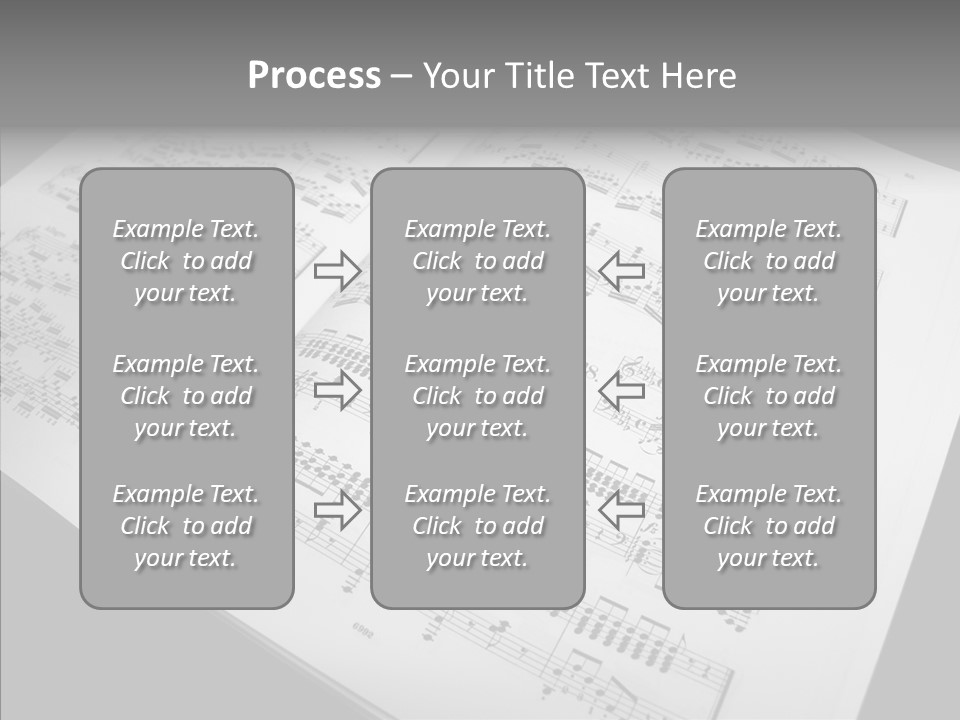 Music School Key Icon PowerPoint Template