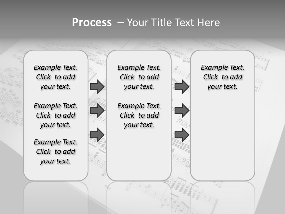 Music School Key Icon PowerPoint Template