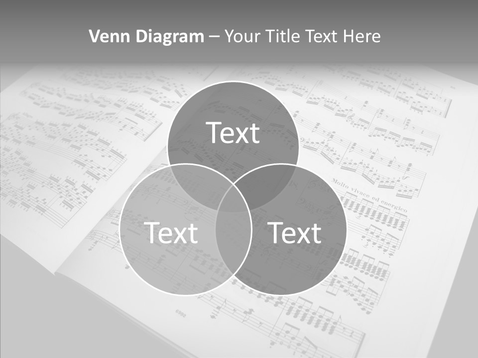 Music School Key Icon PowerPoint Template