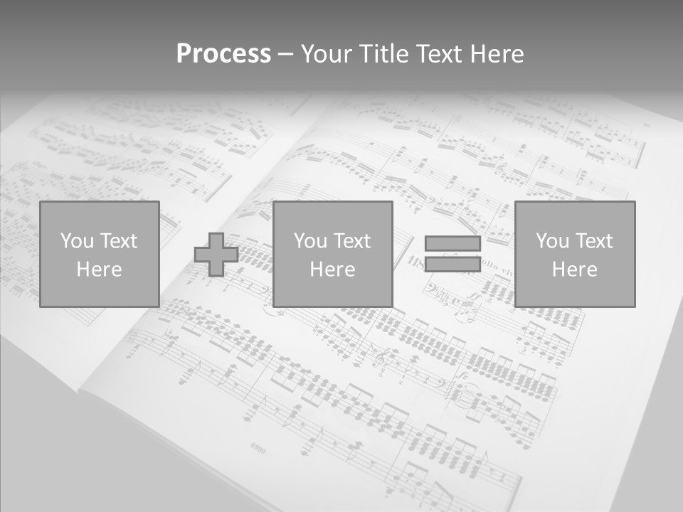 Music School Key Icon PowerPoint Template