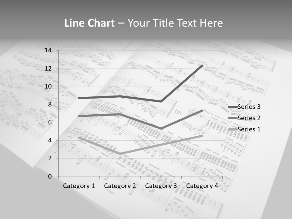 Music School Key Icon PowerPoint Template