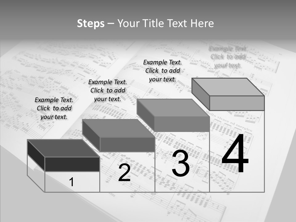 Music School Key Icon PowerPoint Template