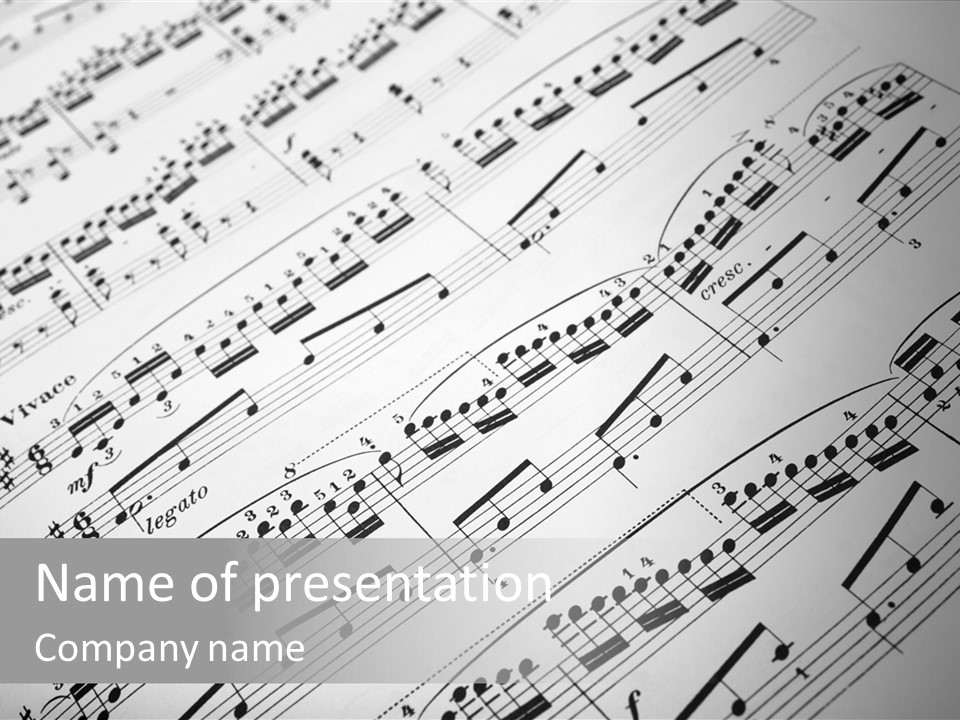 Piano Concert Music School PowerPoint Template