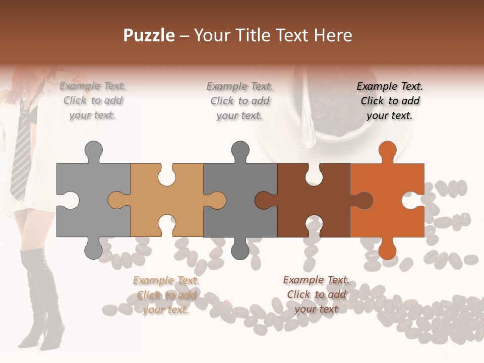 Good Looking Beautiful White PowerPoint Template