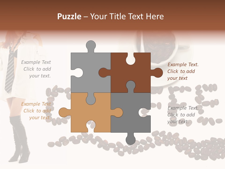 Good Looking Beautiful White PowerPoint Template