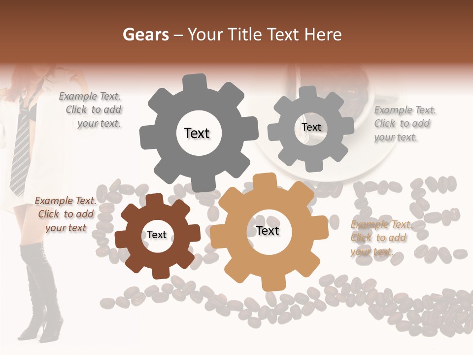 Good Looking Beautiful White PowerPoint Template