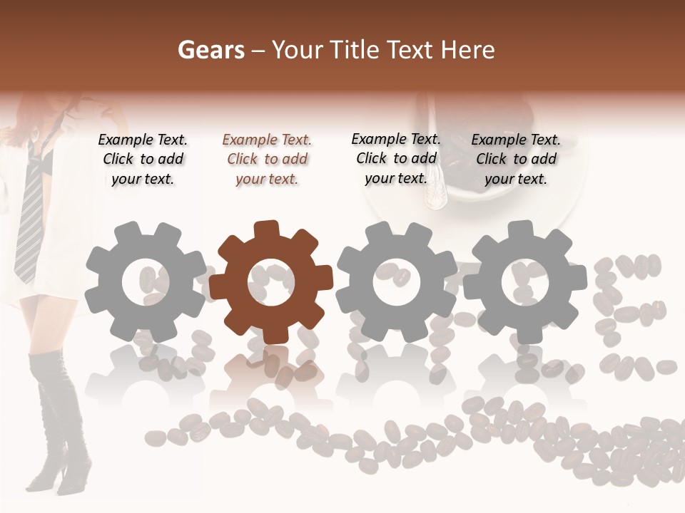 Good Looking Beautiful White PowerPoint Template