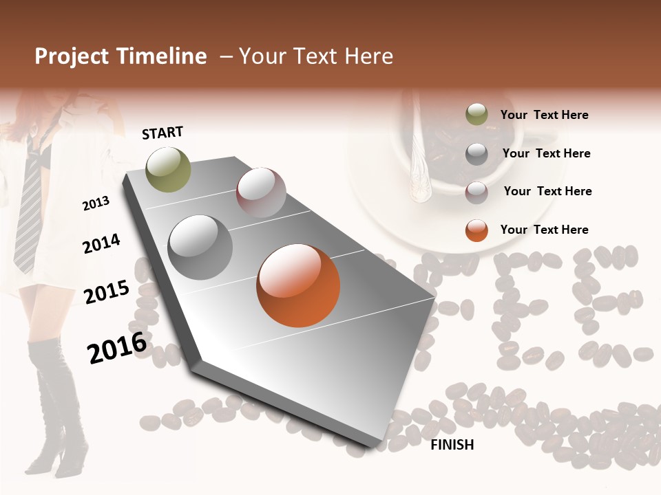 Good Looking Beautiful White PowerPoint Template