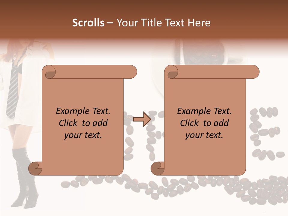 Good Looking Beautiful White PowerPoint Template