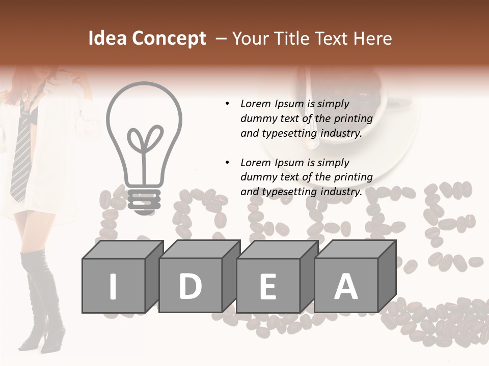 Good Looking Beautiful White PowerPoint Template