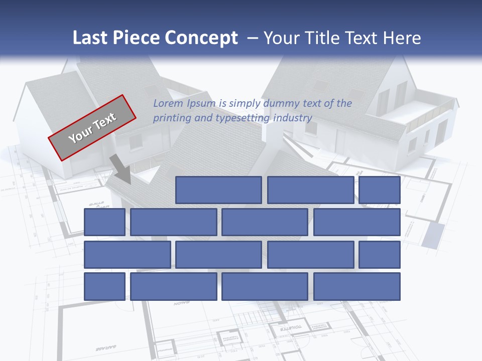 Drawing Construction Graph PowerPoint Template